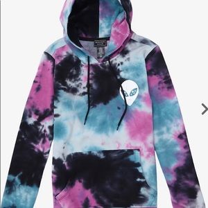 I Wanna Leave Alien Tie-Dye Hoodie 👽